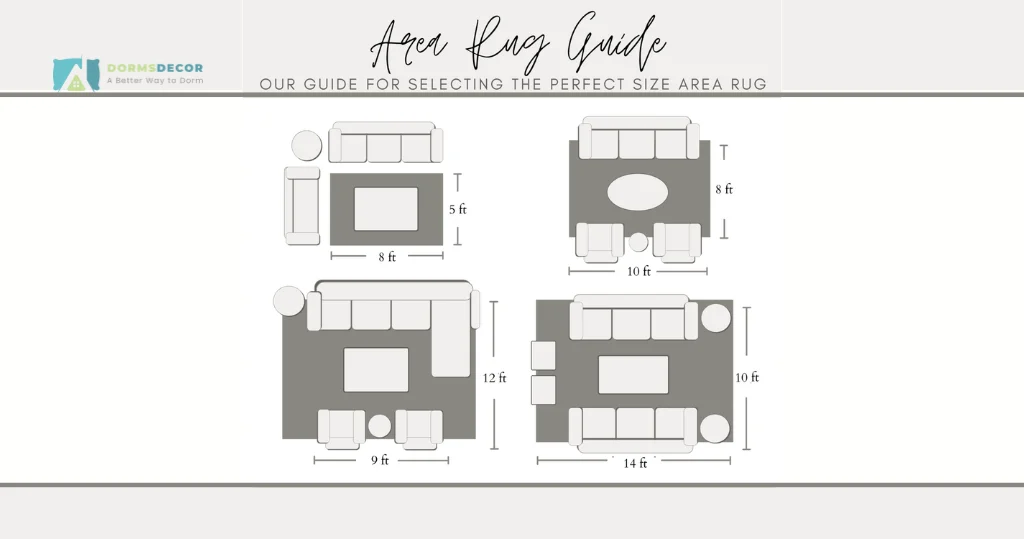 Transform Your Dorm Room The Ultimate Rug Size Guide 1